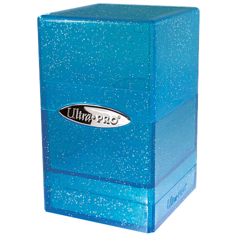 Porta Mazo: Satin Tower 100+ Glitter - Azul 