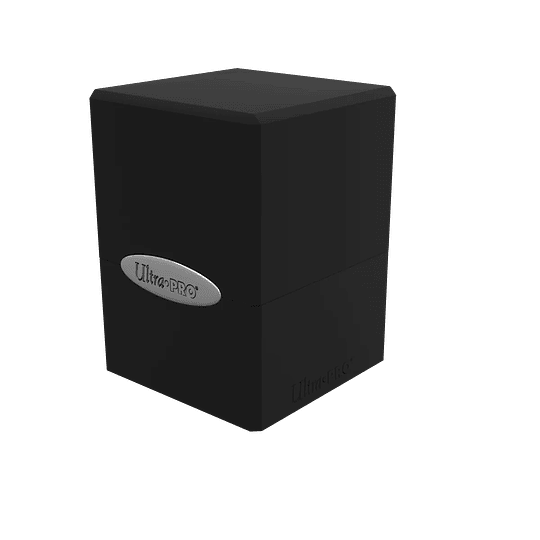 Porta Mazo Satin Cube - Jet Black