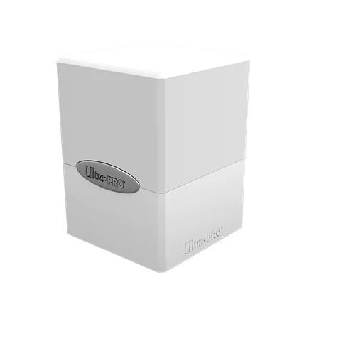 Porta Mazo Satin Cube - Arctic White