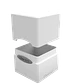 Porta Mazo Satin Cube - Arctic White - Miniatura 2