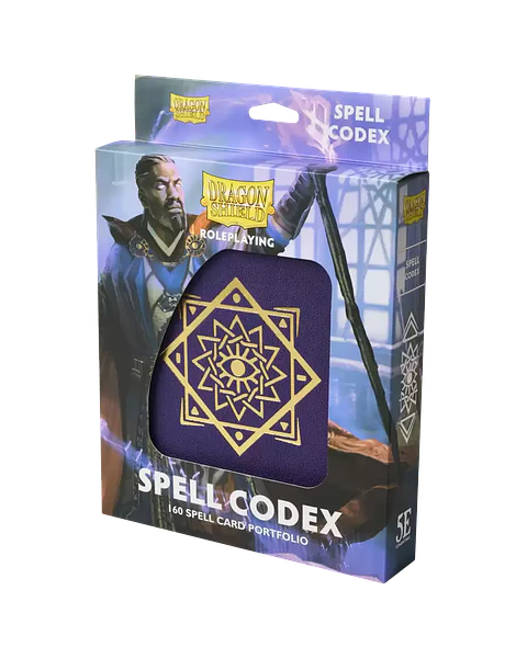 Carpeta Dragon Shield - Spell Codex 160: Arcane Purple 