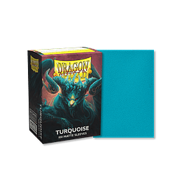 Protectores Dragon Shield Matte - Turqouise (x100) 