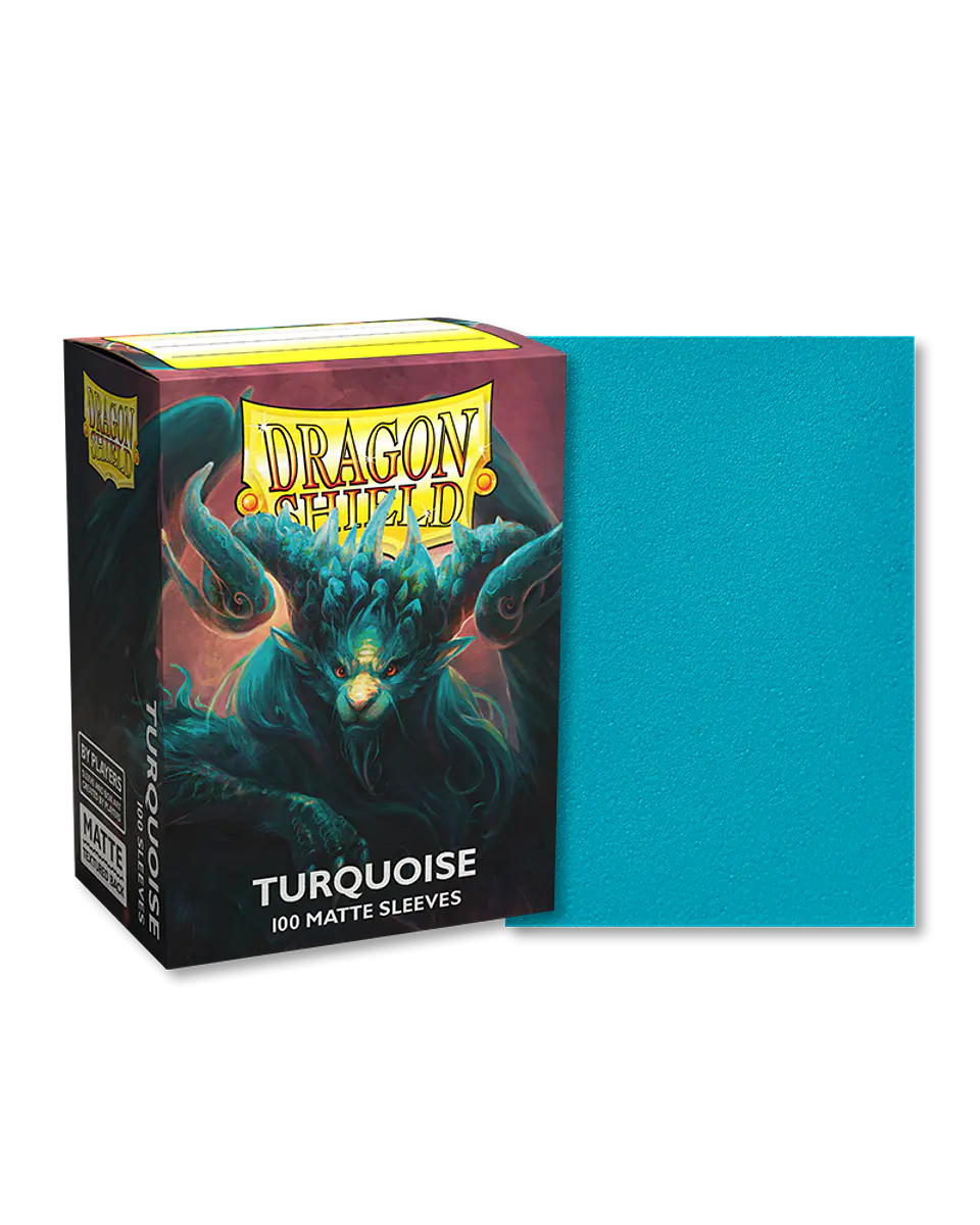 Protectores Dragon Shield Matte - Turqouise (x100)  1