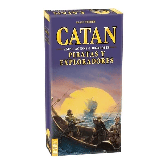 Catan: Piratas y Exploradores Ampliación 5-6 Jugadores (Español)
