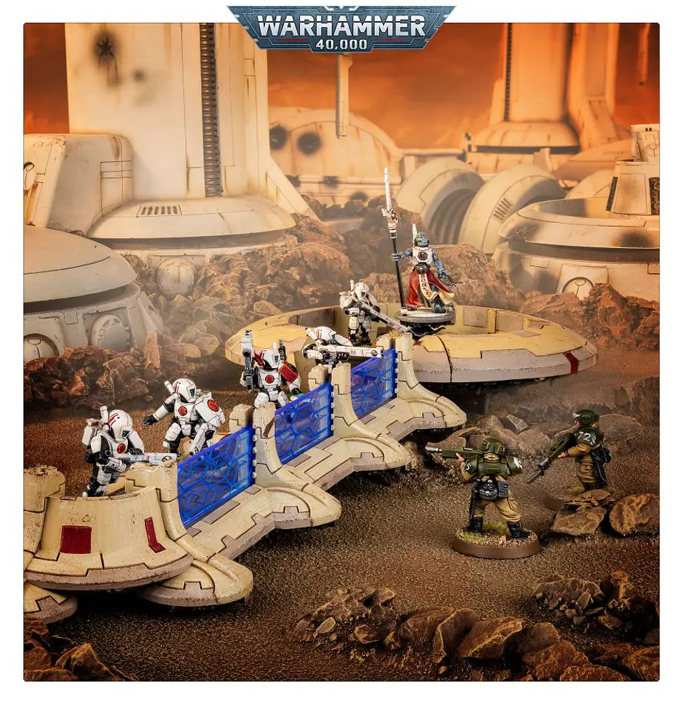 T'au Empire: Tidewall Shieldline - Línea de defensa Rompeolas 4