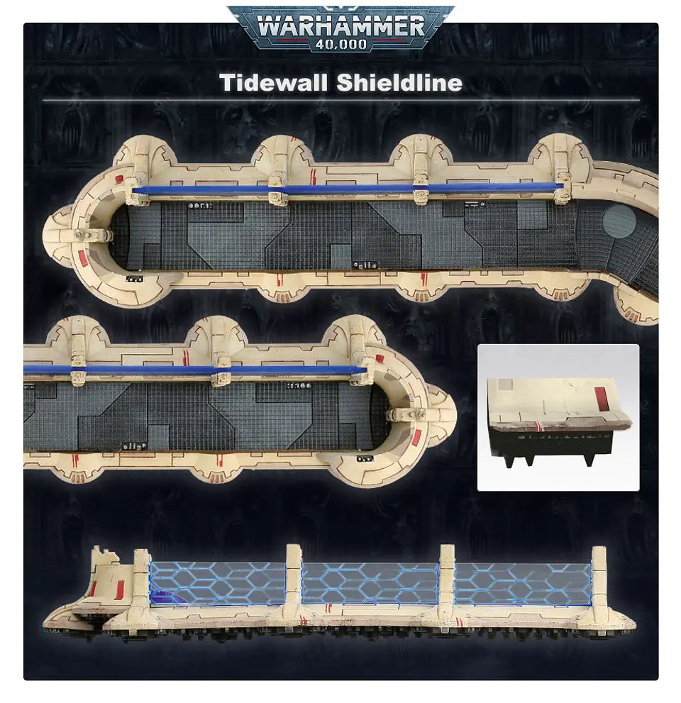 T'au Empire: Tidewall Shieldline - Línea de defensa Rompeolas 3