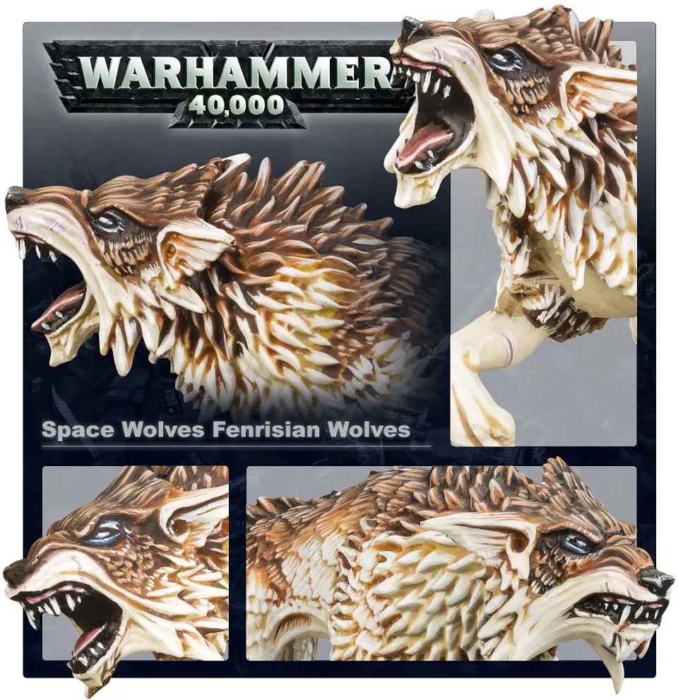 Space Wolves: Fenrisian Wolves - Lobos Fenrisianos  3