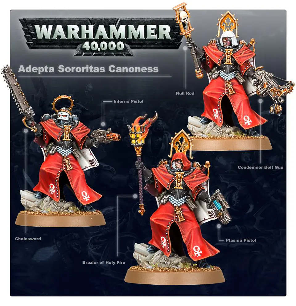 Adepta Sororitas: Canoness - Canonesa  5
