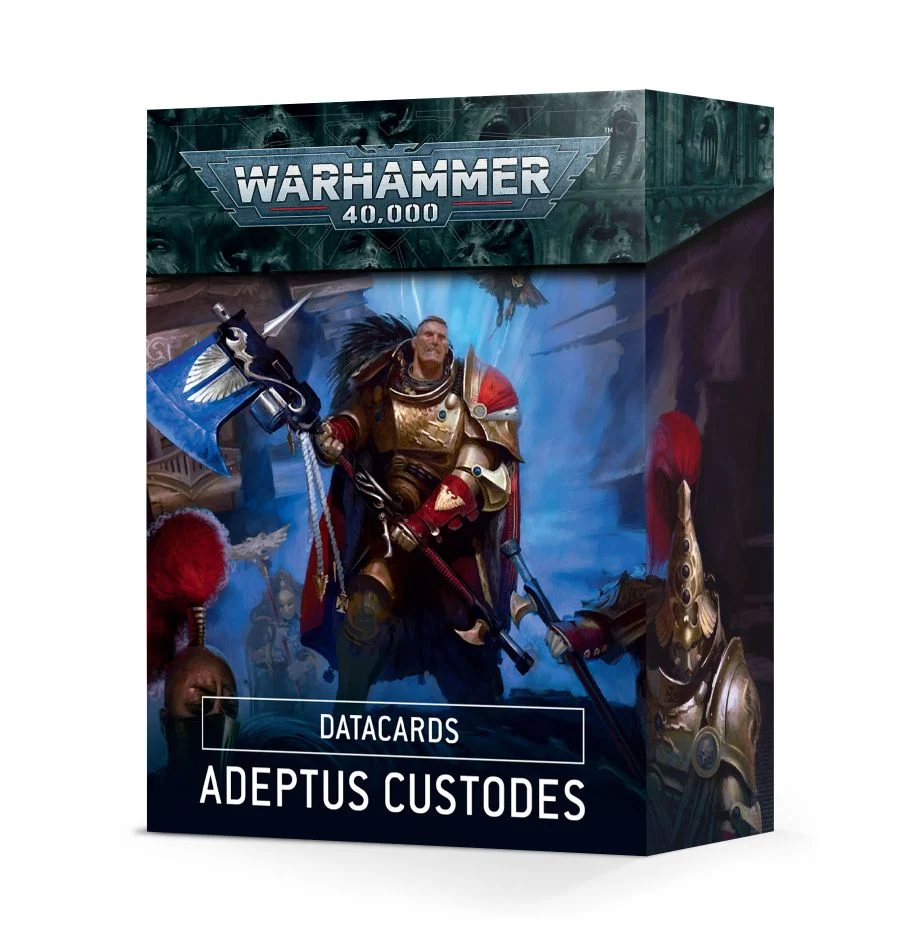 Adeptus Custodes: Data Cards - 9ª Edición (Inglés)
