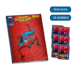 Álbum Tapa Dura Spider-Man 60 Años + 25 sobres 