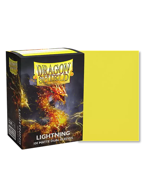 Protectores Dragon Shield Matte Dual - Lightning (x100) 
