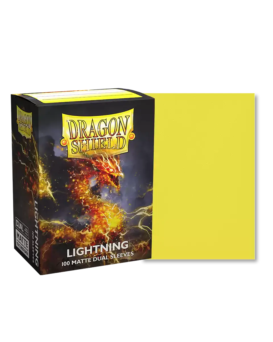 Protectores Dragon Shield Matte Dual - Lightning (x100)  1