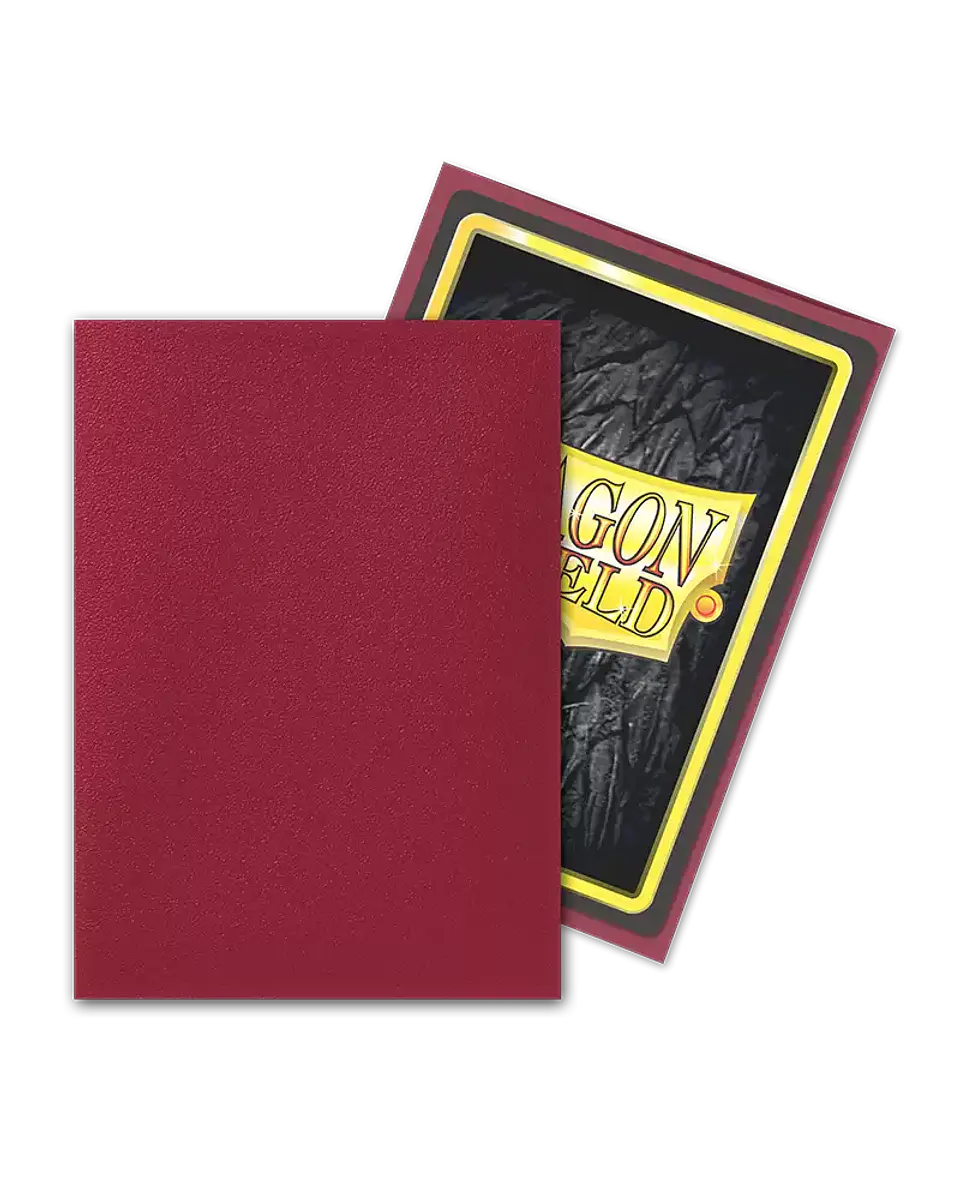 Protectores Dragon Shield Matte - Blood Red (x100)  2