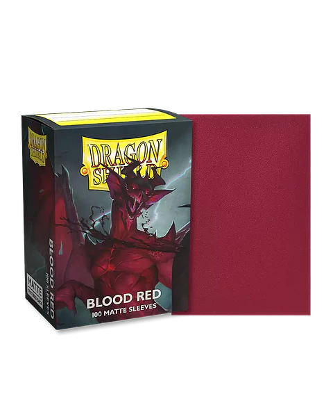 Protectores Dragon Shield Matte - Blood Red (x100) 