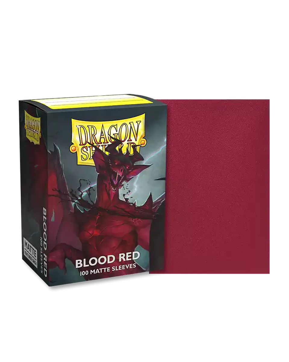Protectores Dragon Shield Matte - Blood Red (x100)  1