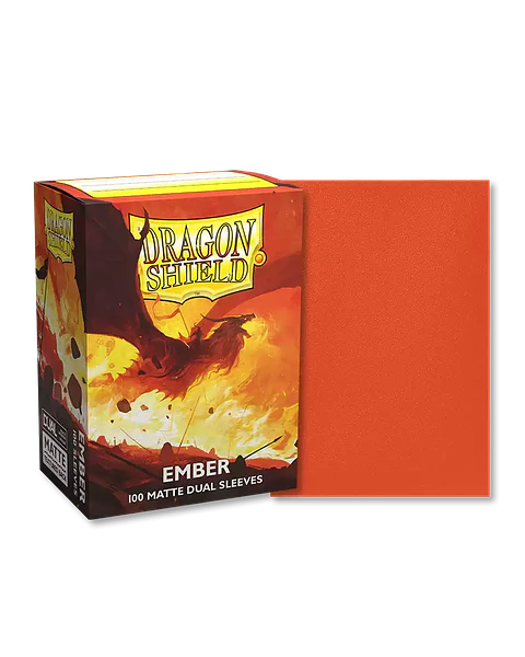 Protectores Dragon Shield Matte Dual - Ember (x100)
