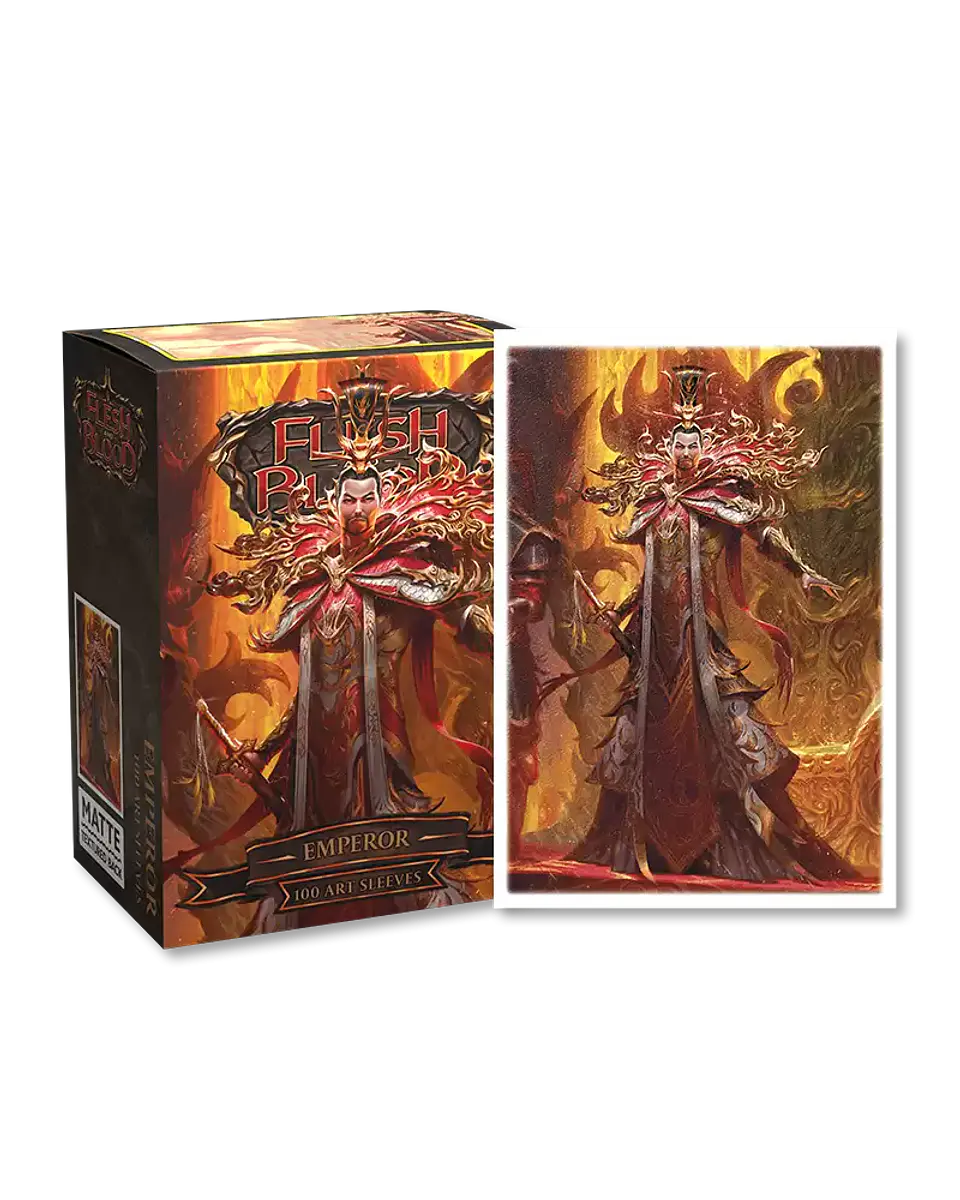 Protectores Dragon Shield Art Matte - Flesh & Blood Emperor (x100)  1