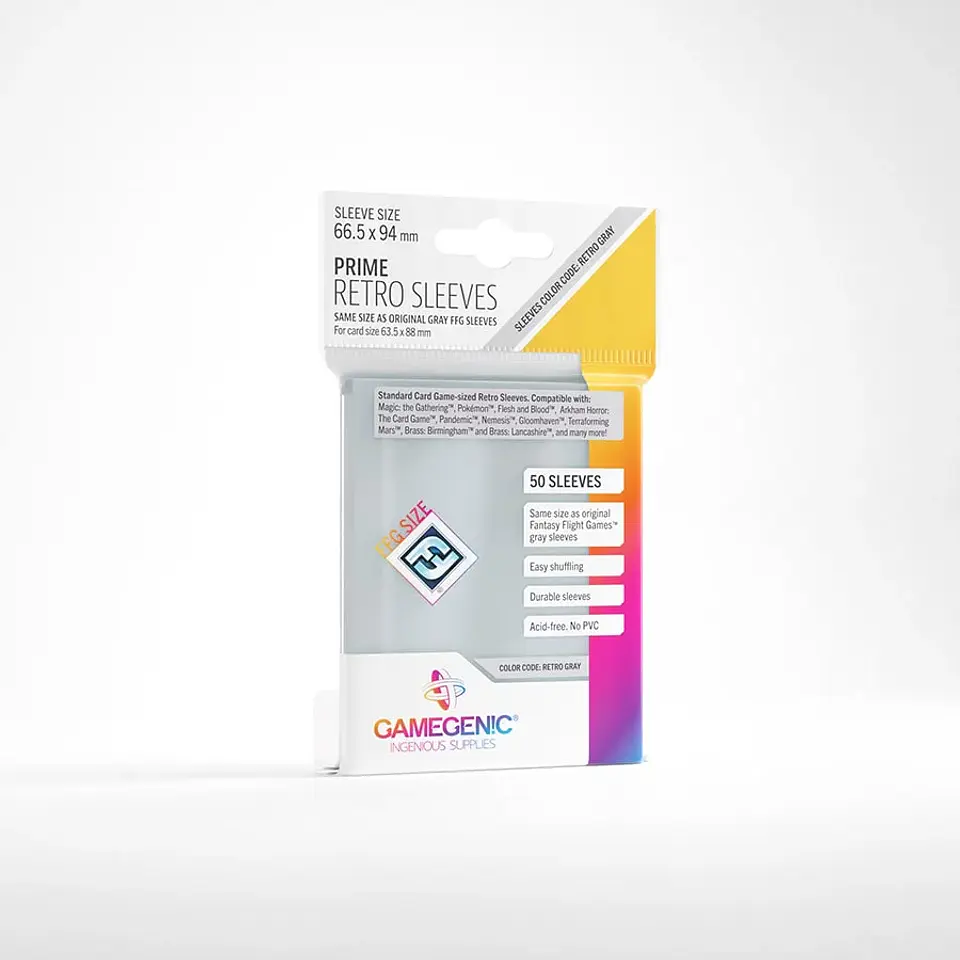 Protector Gamegenic - Prime Retro Sleeves (x50)  1