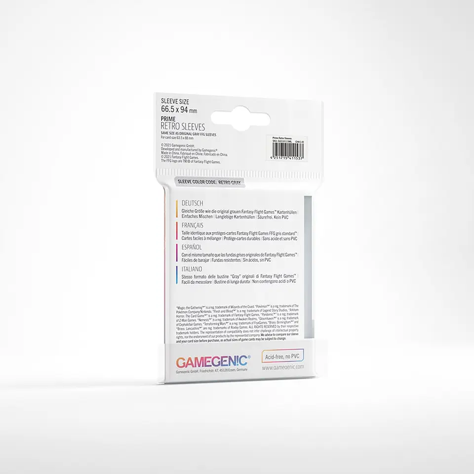 Protector Gamegenic - Prime Retro Sleeves (x50)  2