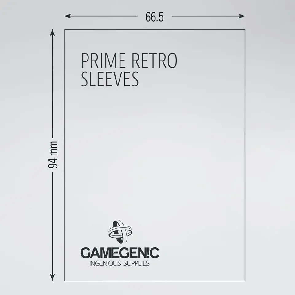 Protector Gamegenic - Prime Retro Sleeves (x50)  3