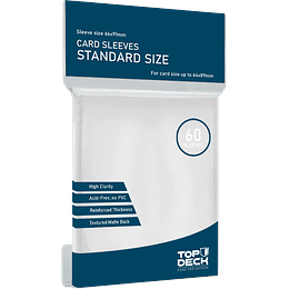Protector Top Deck - Standard Blanco 60un
