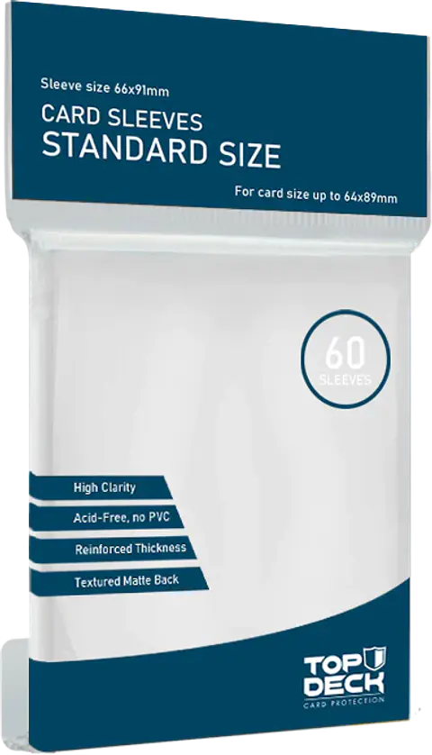 Protector Top Deck - Standard Blanco 60un