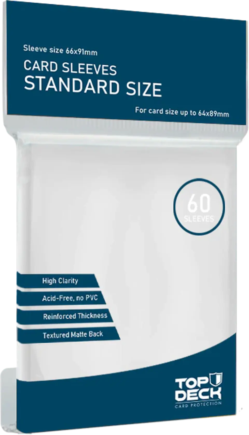 Protector Top Deck - Standard Blanco 60un 1