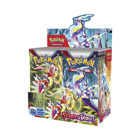 Caja de Sobres - Scarlet & Violet English 