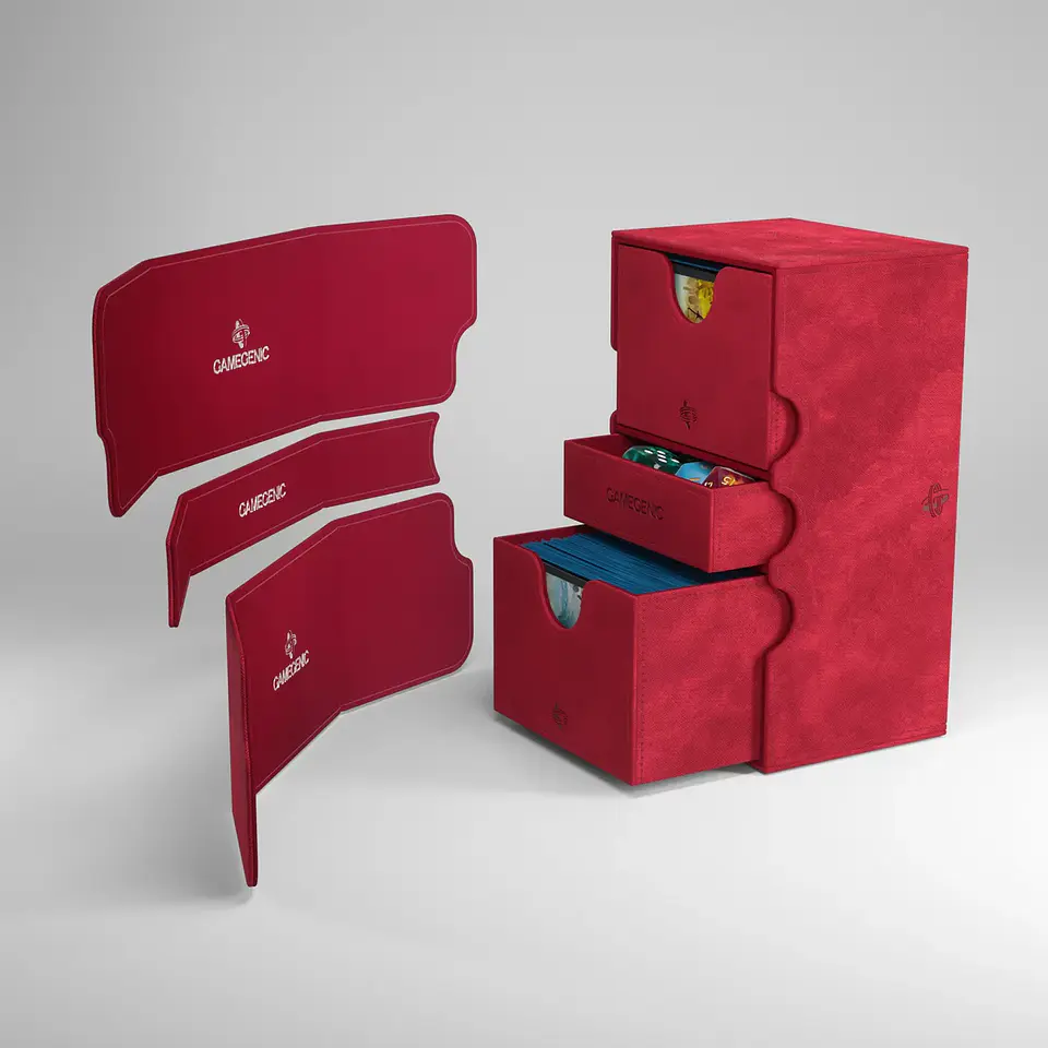 Porta Mazo Gamegenic - Stronghold Rojo 200+XL  3