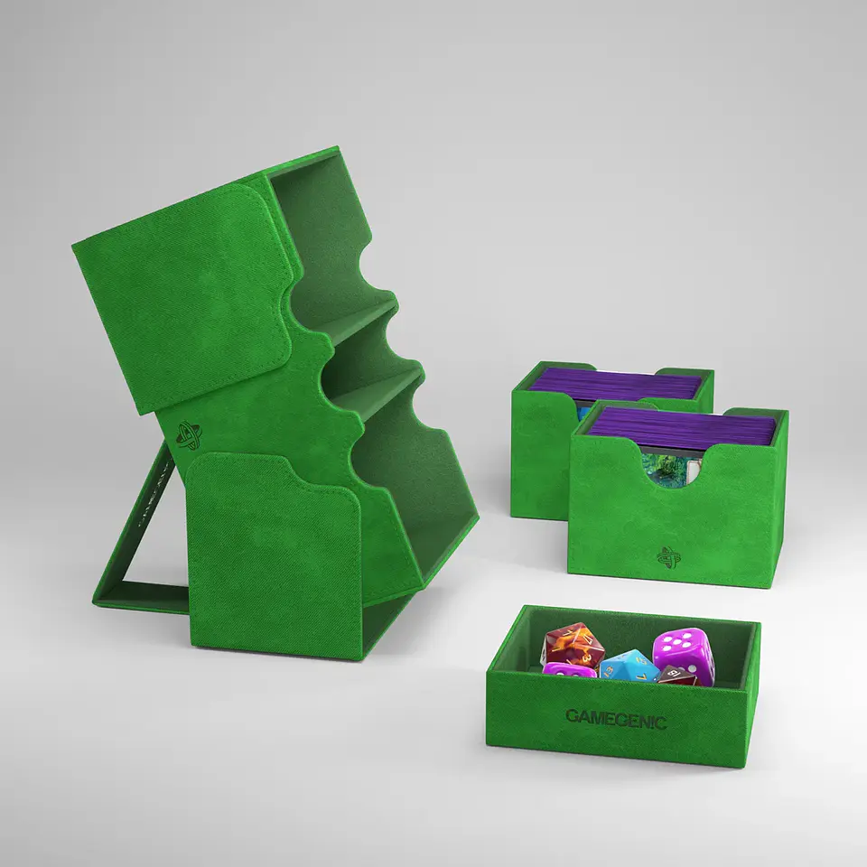 Porta Mazo Gamegenic - Stronghold Verde 200+XL  2