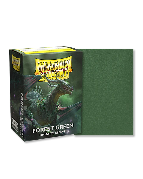 Protectores Dragon Shield Matte - Forest Green (x100) 