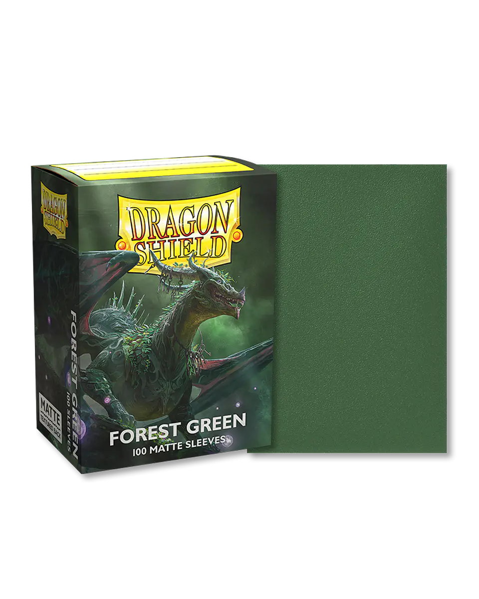 Protectores Dragon Shield Matte - Forest Green (x100)  1