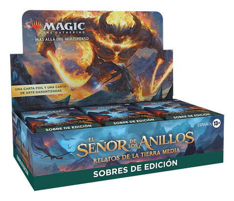 Caja Sobres de Edición - El Señor de Los Anillos Relatos de la Tierra Media