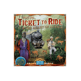 Aventureros al Tren (Ticket to Ride): El Corazón de Africa (Español) 