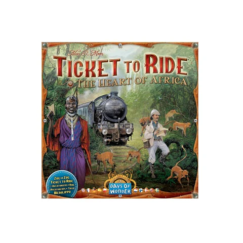 Aventureros al Tren (Ticket to Ride): El Corazón de Africa (Español) 
