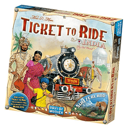 Aventureros al Tren (Ticket to Ride): India y Suiza (Español) 