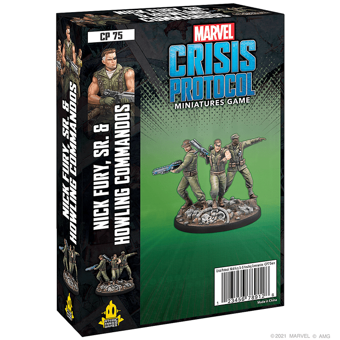 Marvel Crisis Protocol: Nick Fury Sr. & Howling Commandos 