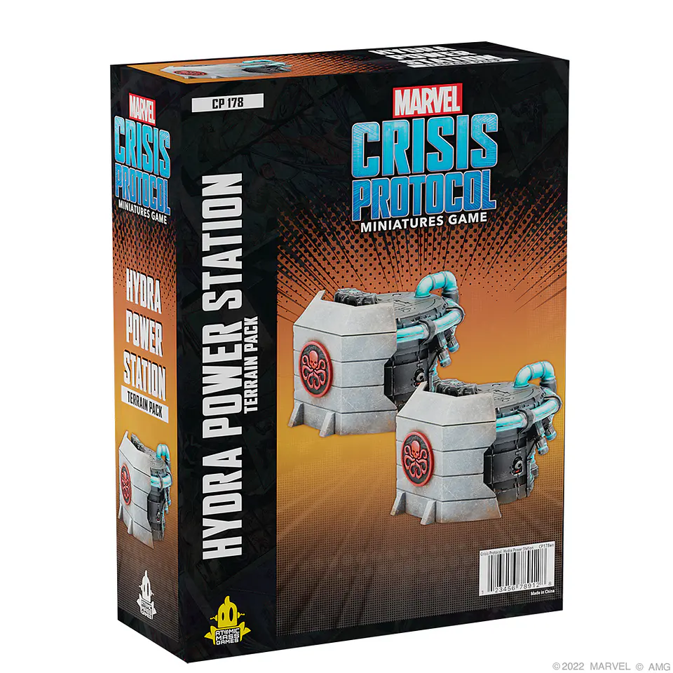 Marvel Crisis Protocol: Hydra Power Station Terrain Pack  1