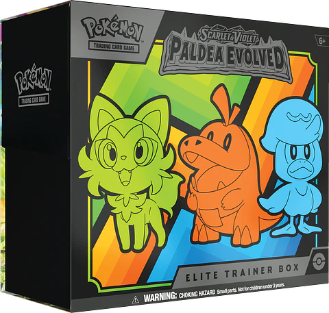 Scarlet & Violet: Paldea Evolved - Elite Trainer Box (Inglés)