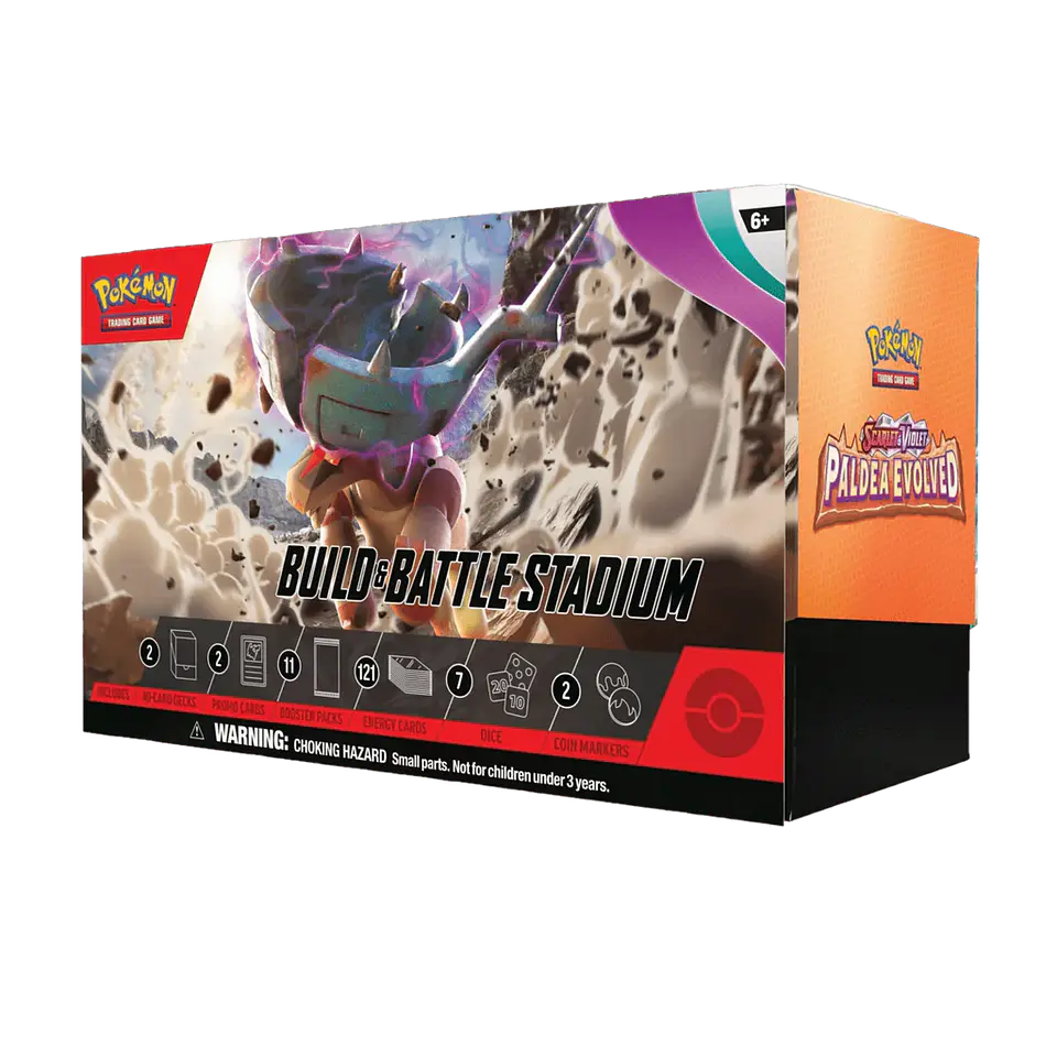 Scarlet & Violet: Paldea Evolved Build & Battle Stadium (Inglés)  1