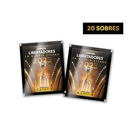 20 sobres álbum Conmebol Libertadores 2023 