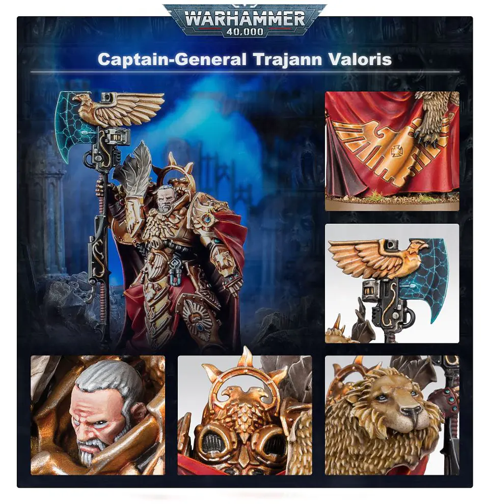 Adeptus Custodes: Captain-General Trajann Valoris 3