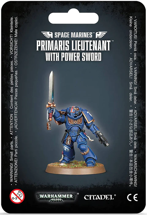 Space Marines: Primaris Lieutenant with Power Sword 