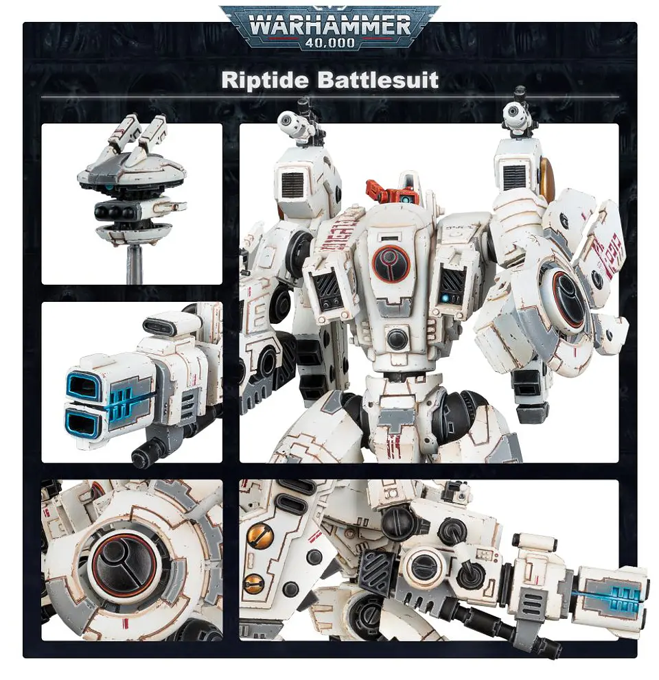 Tau Empire: Riptide Battlesuit - Exoarmadura Cataclismo 3
