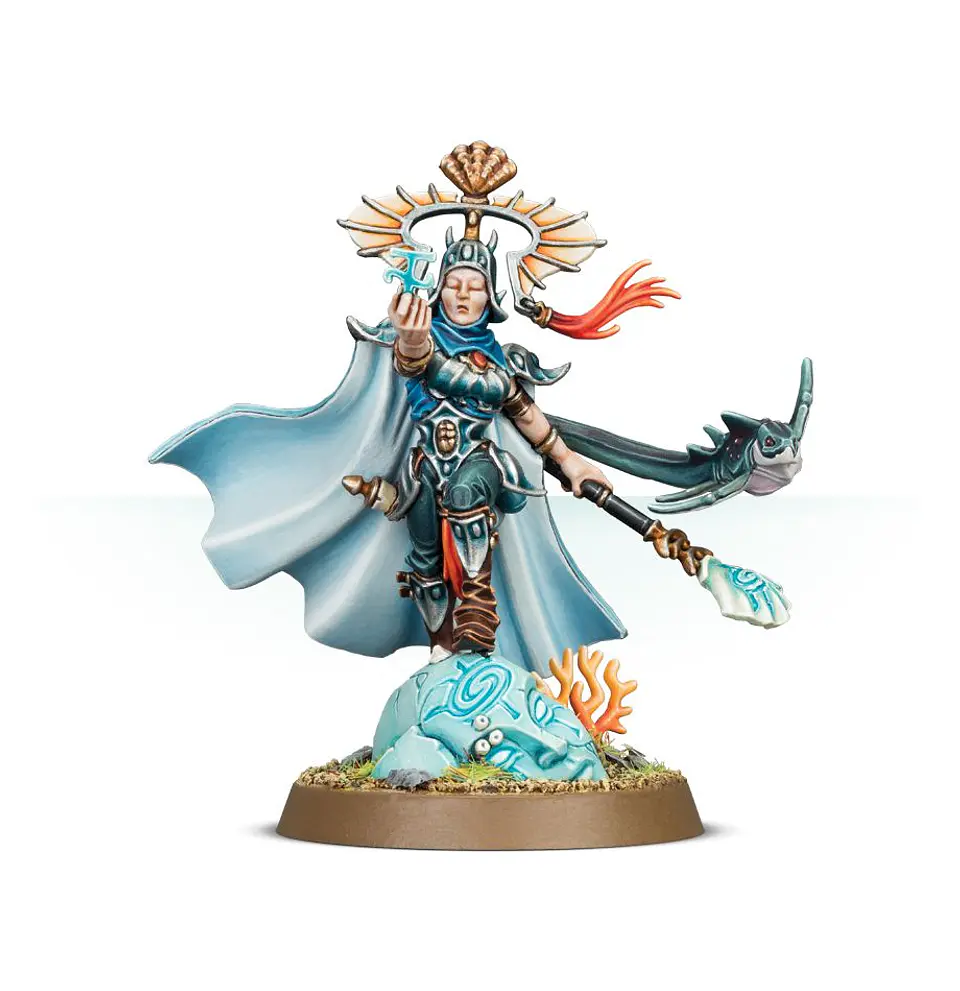 Idoneth Deepkin: Isharann Tidecaster - Invocamareas Isharanno  2