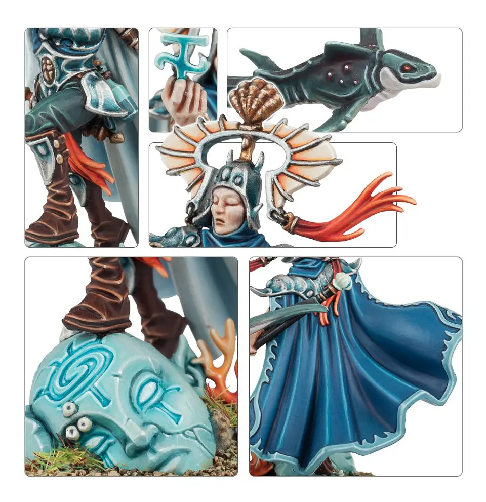 Idoneth Deepkin: Isharann Tidecaster - Invocamareas Isharanno  3