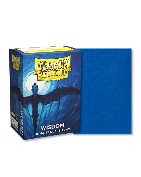 Protectores Dragon Shield Matte Dual - Wisdom (x100) 