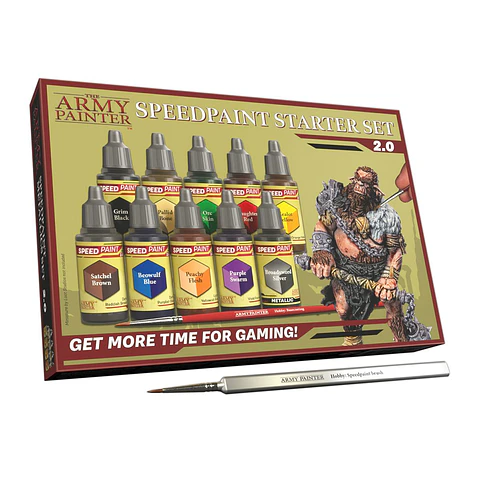 Set de pinturas Speedpaint Starter Set 2.0 (10 pinturas + 1 pincel)