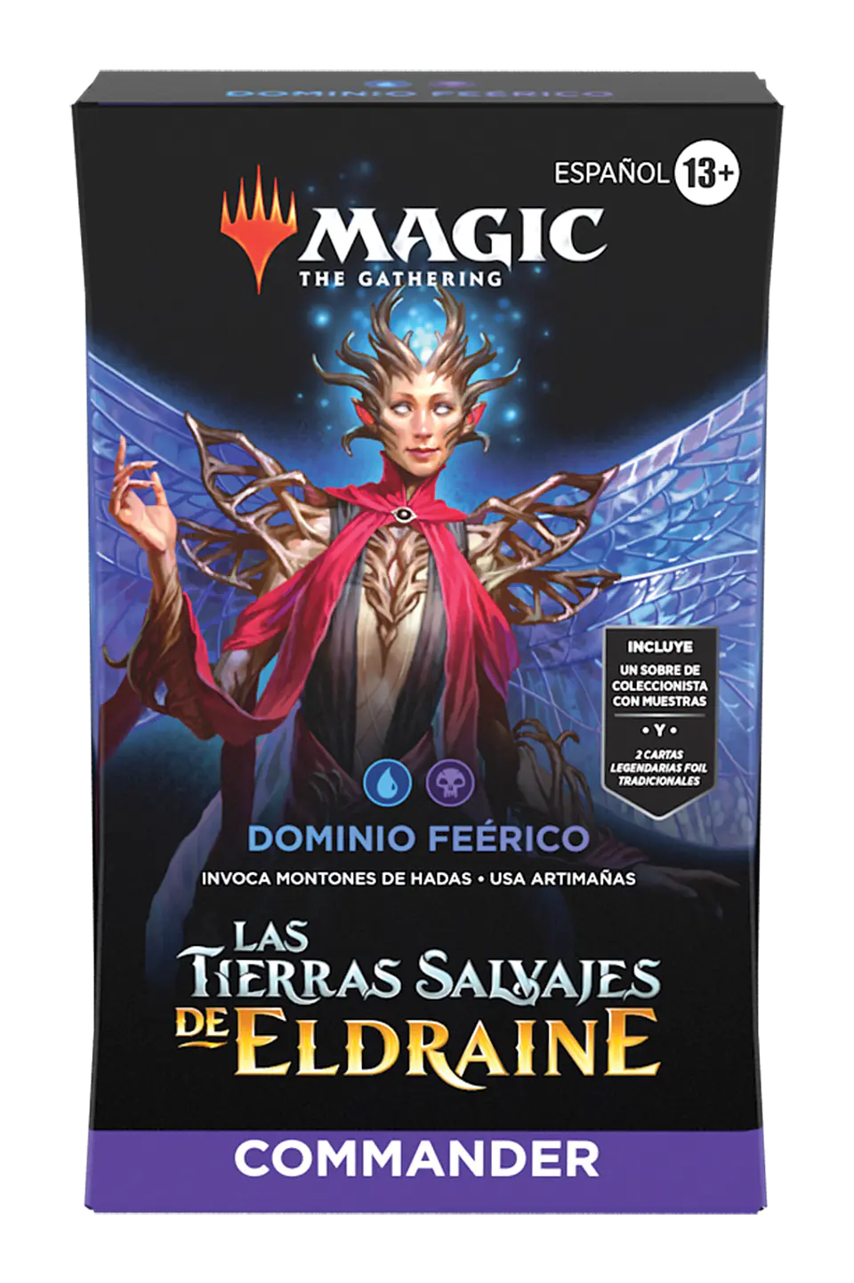 Mazo Commander de Las Tierras Salvajes de Eldraine - Dominio Feérico  1