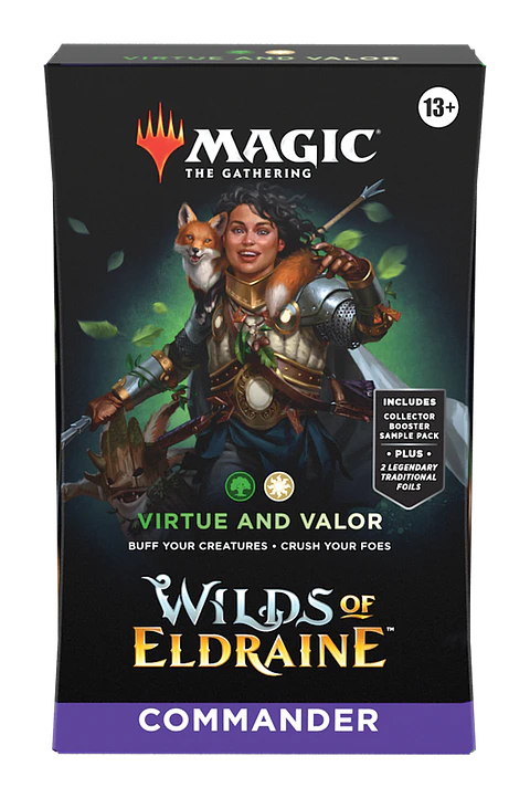 Mazo Commander Wilds of Eldraine - Virtue and Valor (Inglés) 